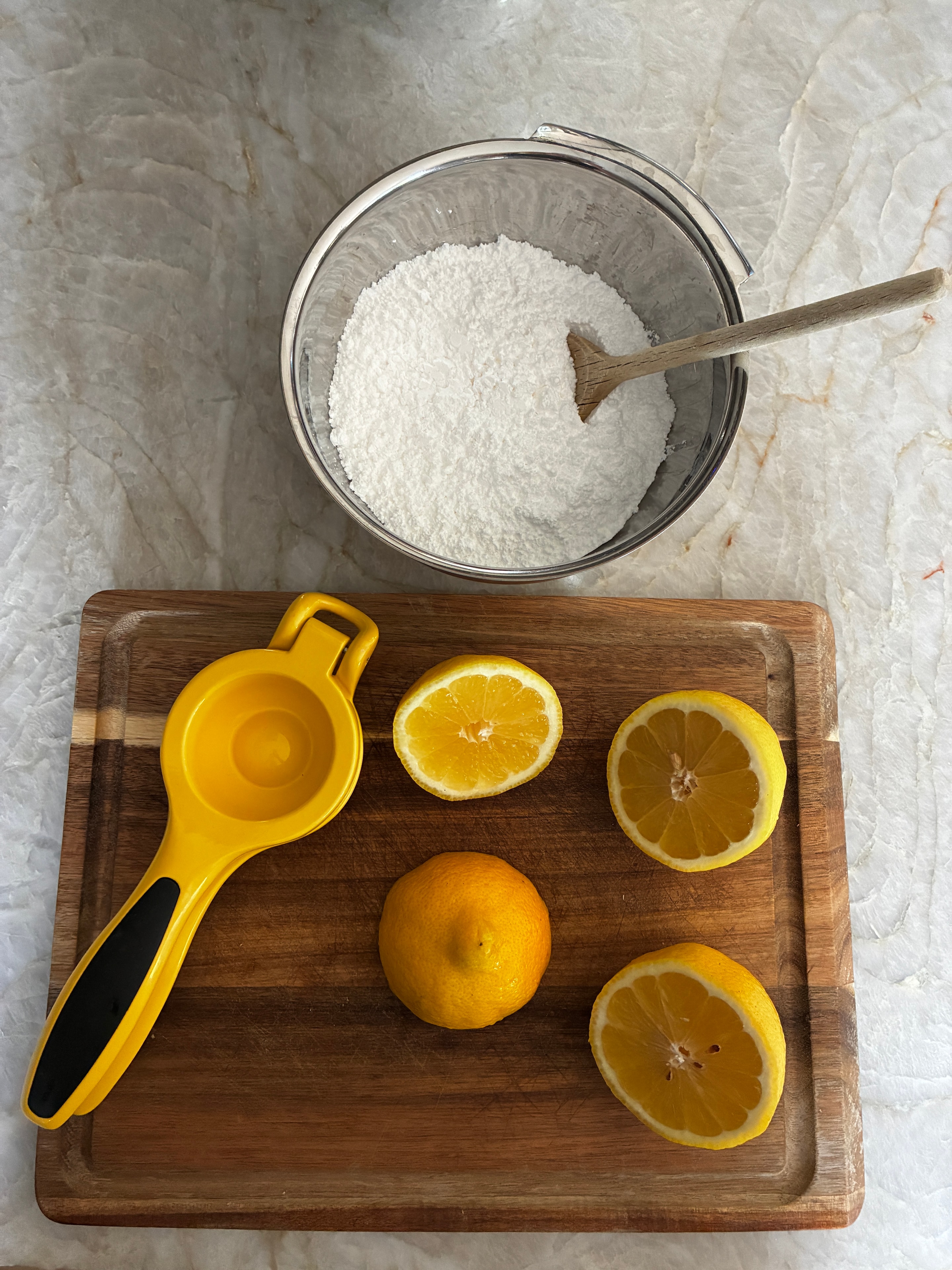 Fresh lemons and powdered sugar — the ingredients behind Cowgirl Desserts